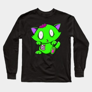 Zombie kitty Long Sleeve T-Shirt